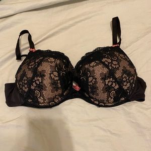 Adore me Bra good condition black lace
